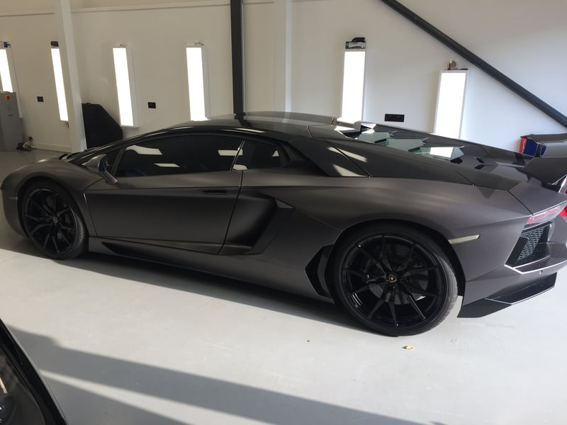 Lamborghini Aventador with Guardian Tints window tinting