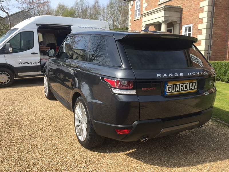Range Rover with Guardian Tints window tinting